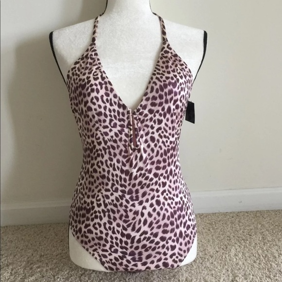Victoria’s Secret cheetah print one pc Swimsuit - Picture 1 of 6